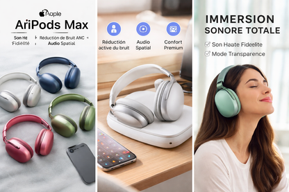 🎧 Apple AirPods Max – Casque Audio Sans Fil Premium