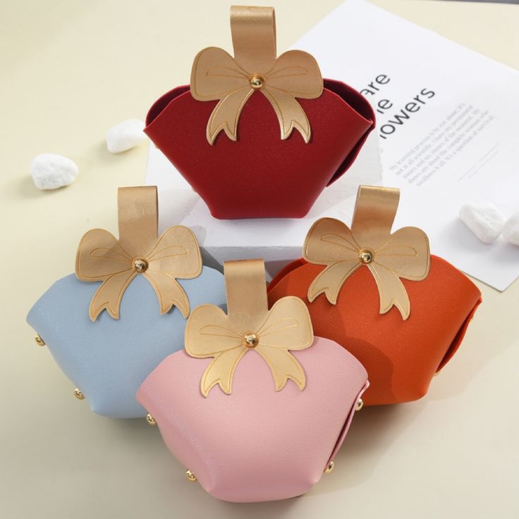 sacs à cadeaux en cuir