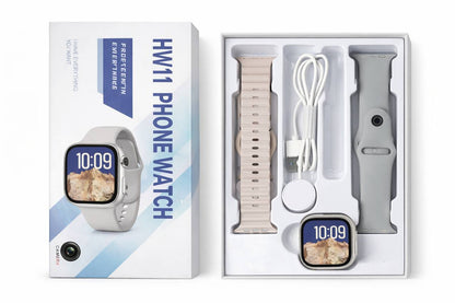 Smartwatch Fitness Élégante – Santé, Sport, Notifications & Port carte SIM