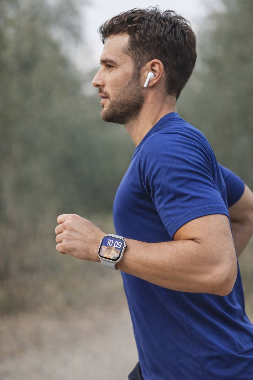 Smartwatch Fitness Élégante – Santé, Sport, Notifications & Port carte SIM